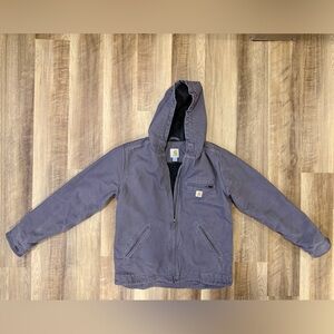 Carhartt Womens Size Small Hooded Jacket in Dark Gray